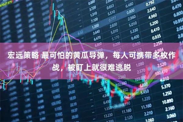 宏远策略 最可怕的黄瓜导弹，每人可携带多枚作战，被盯上就很难逃脱